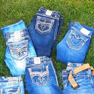 rock revival bke true religion jeans lot